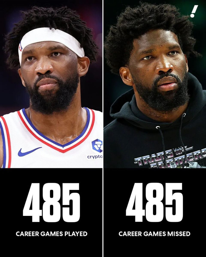 恩比德伤病困扰76人 出勤率不足五成引合同风险